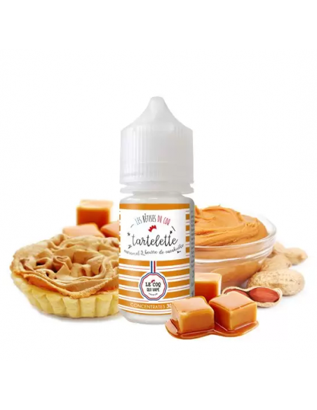 CONCENTRE TARTELETTE CARAMEL BEURRE DE CACAHUETE 30ML - LE COQ QUI VAPE