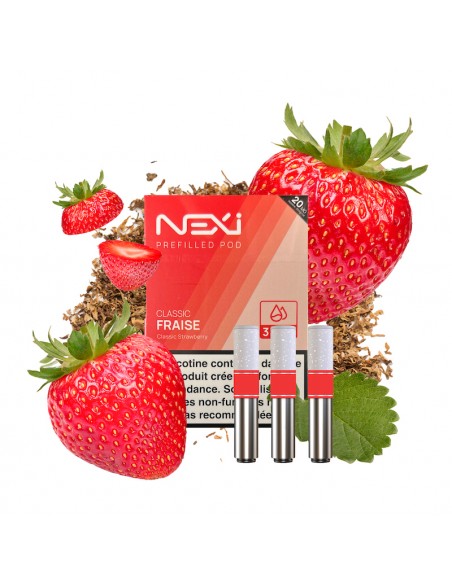 CARTOUCHES NEXI ONE CLASSIC FRAISE - ASPIRE
