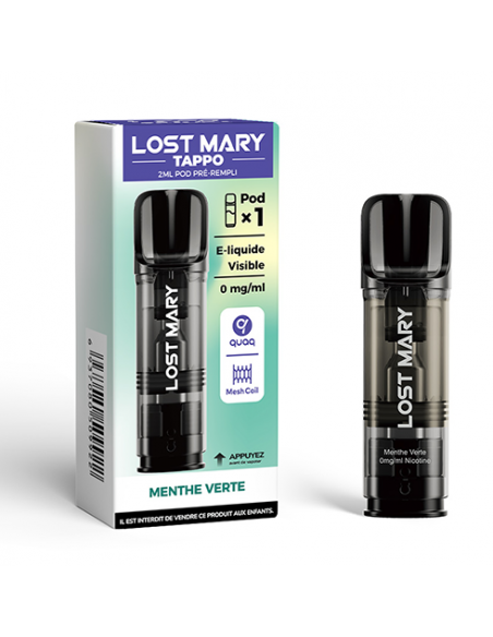 CARTOUCHE TAPPO MENTHE VERTE - LOST MARY