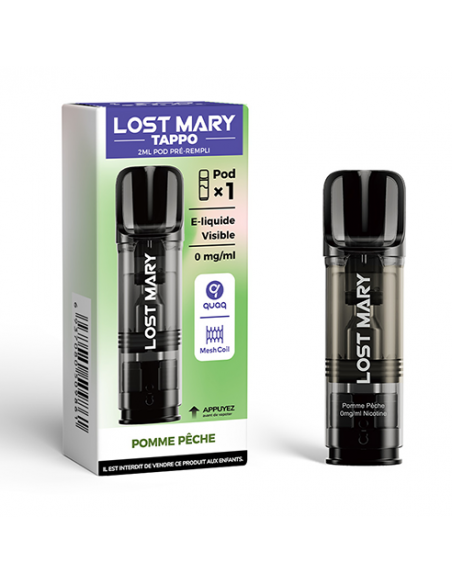 CARTOUCHE TAPPO POMME PECHE - LOST MARY