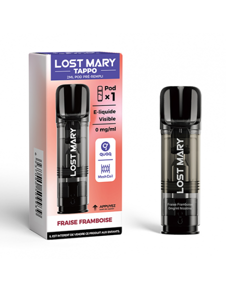 CARTOUCHE TAPPO FRAISE FRAMBOISE - LOST MARY