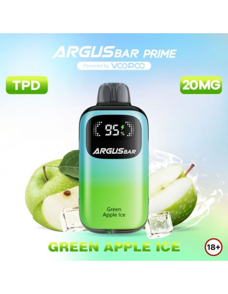 ARGUS BAR PRIME - GREEN APPLE ICE
