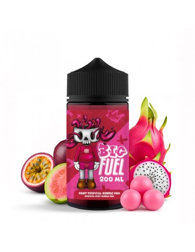 FRUIT TROPICAL BUBBLE GUM 200 ML - BIG FUEL