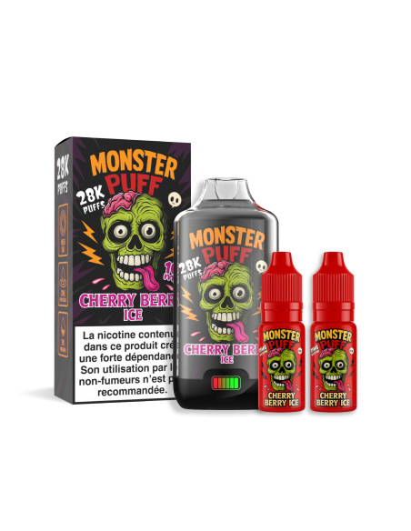 MONSTER PUFF 28 K CHERRY BERRY ICE