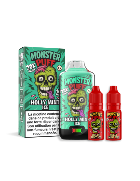MONSTER PUFF 28 K HOLLY MINT ICE