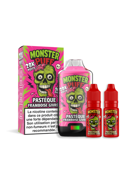 MONSTER PUFF 28 K PASTEQUE FRAMBOISE GIVREE