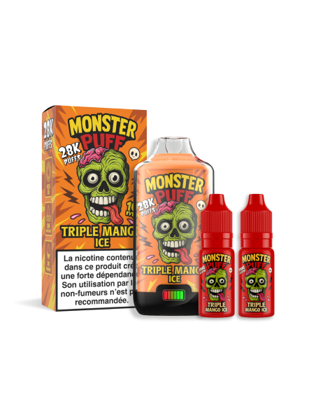 MONSTER PUFF 28 K TRIPLE MANGO ICE