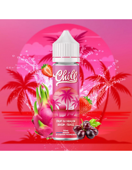 FRUITS DU DRAGON RAISIN FRAISE 50 ML - CHILL