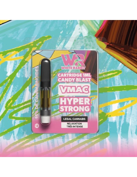 CARTOUCHE VMAC CANDY BLAST HYPER STRONG - WHITE RABBIT
