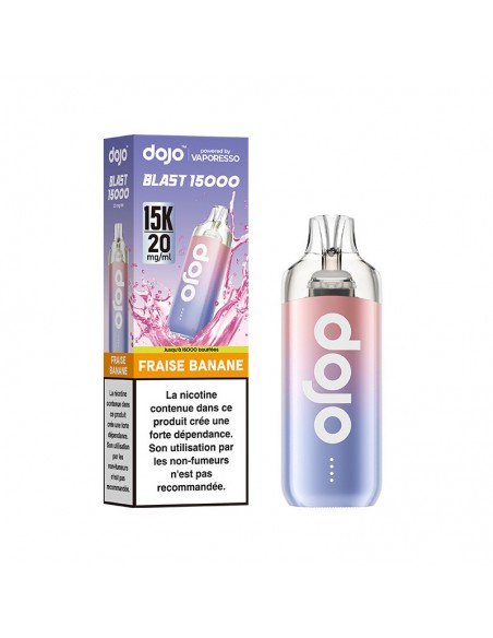KIT DOJO BLAST 15K FRAISE BANANE - DOJO VAPORESSO