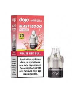 CARTOUCHE DOJO BLAST 15K FRAISE RED BULL - DOJO VAPORESSO