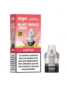 CARTOUCHE DOJO BLAST 15K LOVE66 - DOJO VAPORESSO