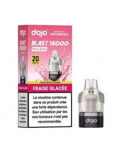 CARTOUCHE DOJO BLAST 15K FRAISE GLACEE - DOJO VAPORESSO