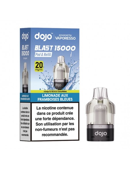 CARTOUCHE DOJO BLAST 15K LIMONADE FRAMBOISES BLEUES- DOJO VAPORESSO