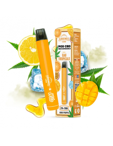 PUFF CBD L EAU TROPICAL - GREENEO