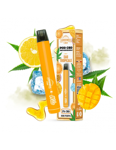 PUFF CBD L EAU TROPICAL - GREENEO