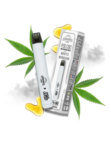 PUFF CBD WHITE WINDOW - GREENEO