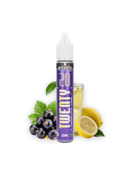 LIMONADE CITRON CASSIS 20ML TWENTY - E.TASTY