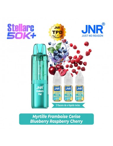 CARTOUCHE JNR 50K MYRTILLE FRAMBOISE CERISE -...