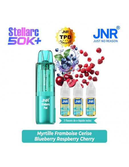 CARTOUCHE JNR 50K MYRTILLE FRAMBOISE CERISE - STELLARC JNR