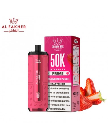 HYPER MAX PRIME STRAWBERRY PUNCH 50K - AL FAKHER