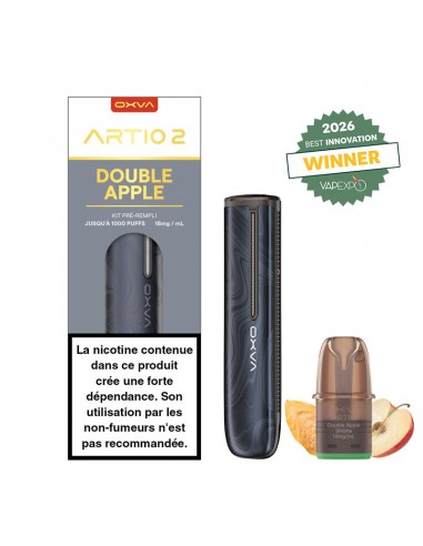 KIT ARTIO 2 DOUBLE APPLE SHISHA - OXVA